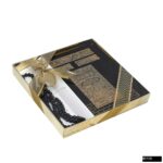 Lalezar Çanta Boy 128 Sayfa 3lü Kadife Yasin + Gold Asetat Karton Kutu + Cam İnci Tesbih Hediye Seti