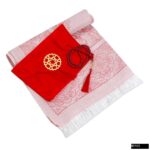 Gülizar 128 Sayfa Şamua Çanta Boy Şantuk Süngerli Yasin + Cam İnci Tesbih + Şantuk Kılıflı Hediye Seti