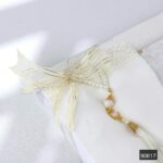 Hediyelik ve Çeyizlik 4’lü Gelin Bohçası Seti – Namaz Başörtüsü, Tafta Seccade, Yasin, Tesbih - Görsel 5