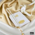 Çiçek Süslemeli Kişiye Özel Yasin ve Tesbih Hediye Seti - Görsel 3