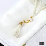 Hediyelik ve Çeyizlik 4’lü Gelin Bohçası Seti – Namaz Başörtüsü, Tafta Seccade, Yasin, Tesbih - Görsel 6